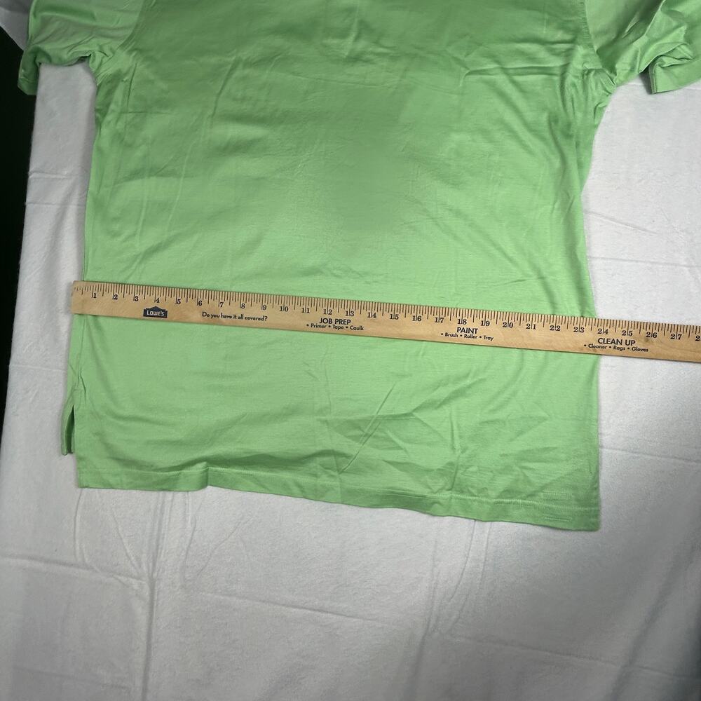 Peter Millar Men's Large Green Golf Polo Shirt - Crown Sport Summer Performance - Picture 8 of 9